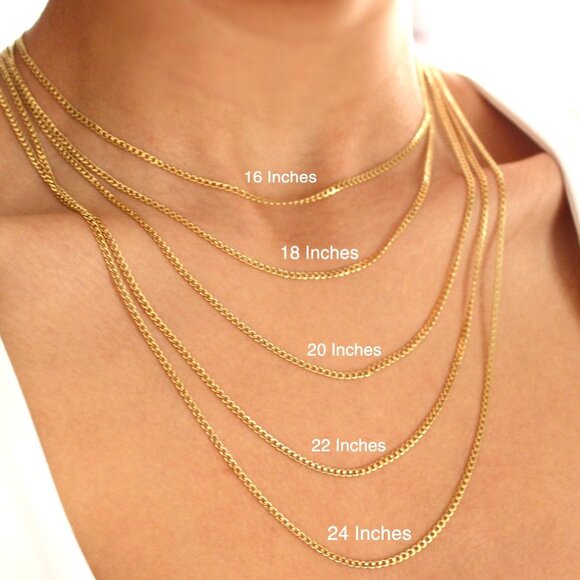 Upcycled CC Pearl Logo Medallion Pendant Necklace 18" Gold Chain w/ Gift Box - Picture 7 of 7